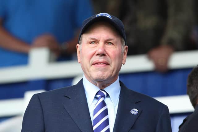 Michael Eisner is set to visit Fratton Park in May.