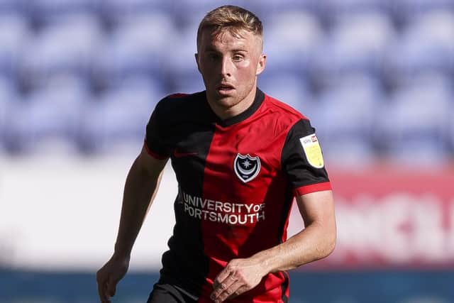 Joe Morrell has made three appearances since joining Pompey from Luton Picture: Daniel Chesterton/phcimages.com