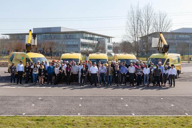 Giganet staff in Fareham are taking part in Wear A Hat Day