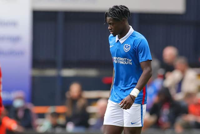 Injured Pompey winger Jayden Reid