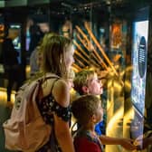 Children at the Mary Rose Museum which will be opening its doors again later this month.