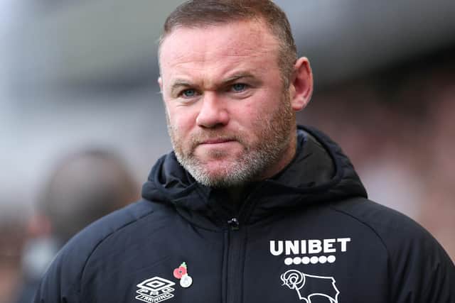Current Derby manager Wayne Rooney.  Picture: Jacques Feeney/Getty Images