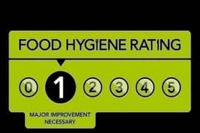 A Chesterfield shop with a one-star food hygiene rating is among the latest Derbyshire food hygiene ratings.