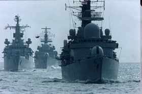 HMS Cardiff, London and Gloucester in the Gulf war zone