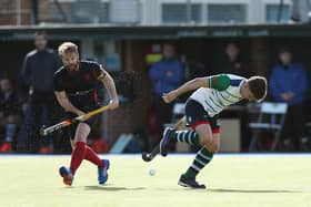 Charlie Stubbings, right, gave Havant an early lead against Brighton & Hove. Picture: Chris Moorhouse