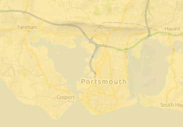 Screenshot of the amber FSI warning on the Met Office's website. Picture: Met Office
