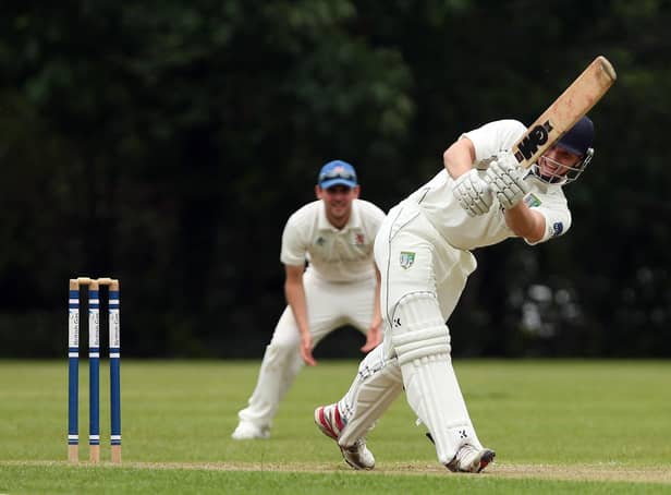 Sam Floyd hit his maiden Southern Premier League ton for Sarisbury against Liphook & Ripsley. Picture: Chris Moorhouse