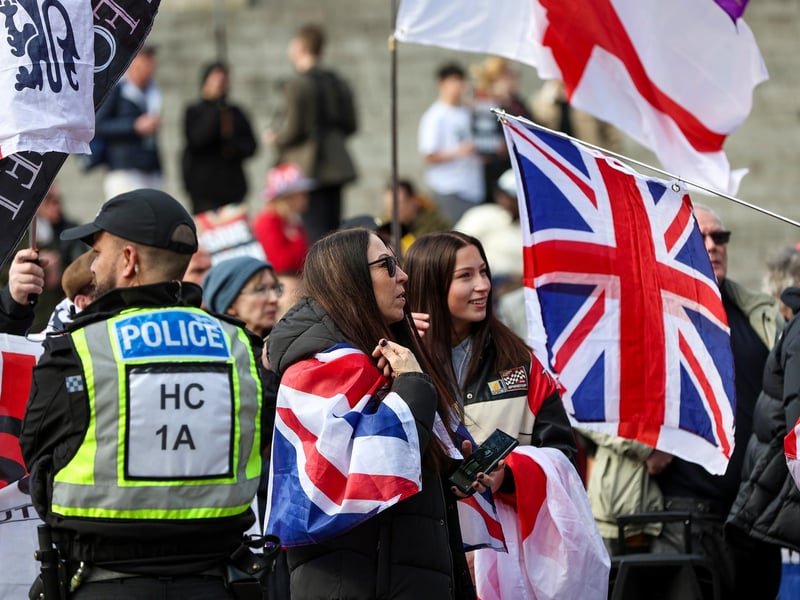 UKIP supporters were calling for mass-deportation of migrants. Picture: Chris Moorhouse (150325-089)