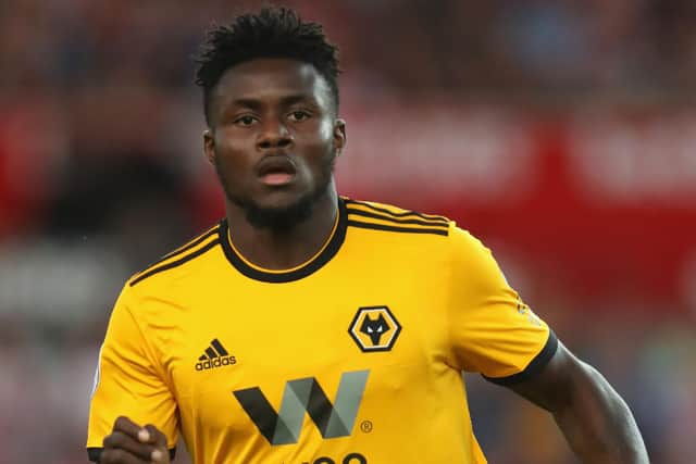 Bright Enobakhare caught the eye on loan at Coventry last season and is out of contract at Wolves at the end of this campaign. Picture: David Rogers/Getty Images