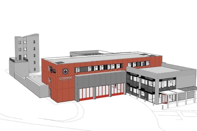 Design for the new fire station in Cosham