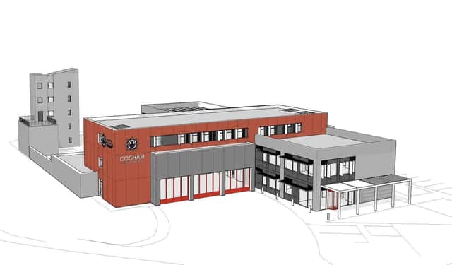 Design for the new fire station in Cosham