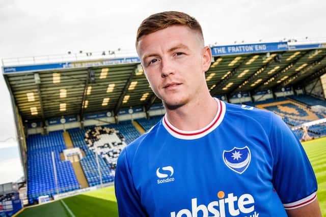 Dion Donohue was the last player Pompey signed for a fee from a League Two side. Picture: Colin Farmery