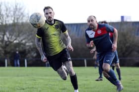 Wayne Boud struck twice for Infinity against Colden Common. Picture: Chris Moorhouse (290220-45)