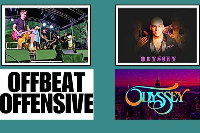 These are the incredible headlining acts Friday - Offbeat Offensive Saturday - Odyssey Sunday - Republica