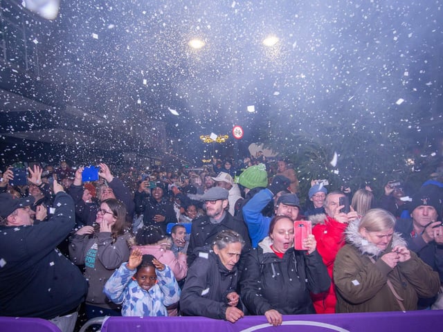 Palmerston Road Christmas Lights Switch On at Southsea on Thursday 23rd November 2023
Picture: Habibur Rahman