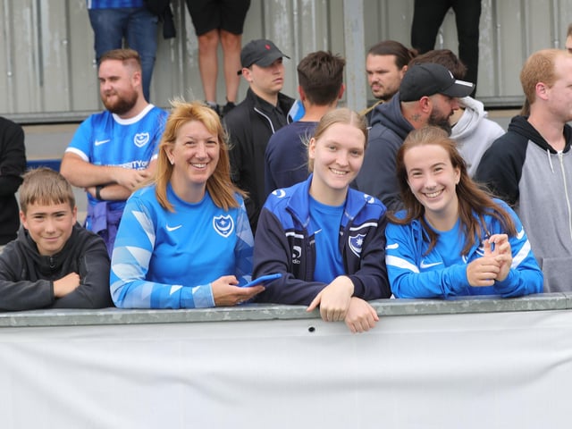 Pompey make their annual pre-season trip to the Hawks Picture: Dave Haines.