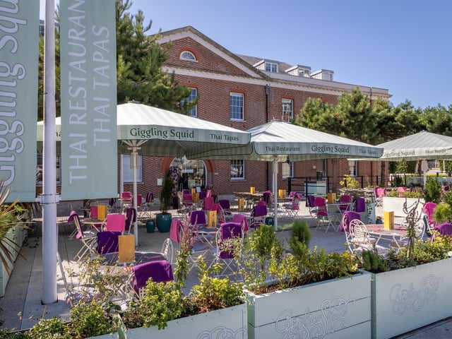 Giggling Squid will be officially opening the doors of its brand new venue in Gunwharf Quays on July 30. The former Loch Fyne site has been transformed into a botanical paradise with exceptional decor. Picture: Giggling Squid