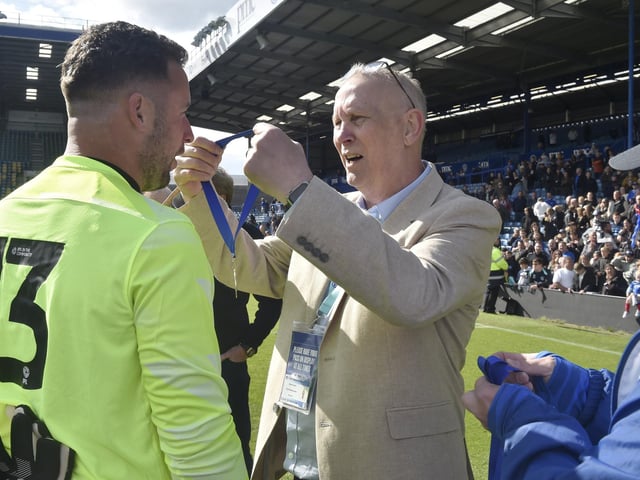 Pompey Legends v Alan Knight Celebrity XI in a charity fundraising match at Fratton Park on Bank Holiday Monday. Picture: Sarah Standing (050525-2847)