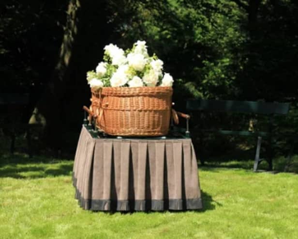 A willow casket. Photo: Studio Porto Sabbia