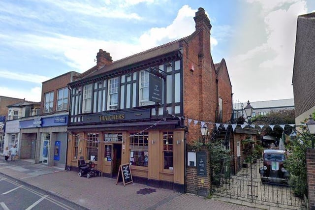 The Thatchers Bar in London Road, North End, has a garden area for customers to enjoy.
