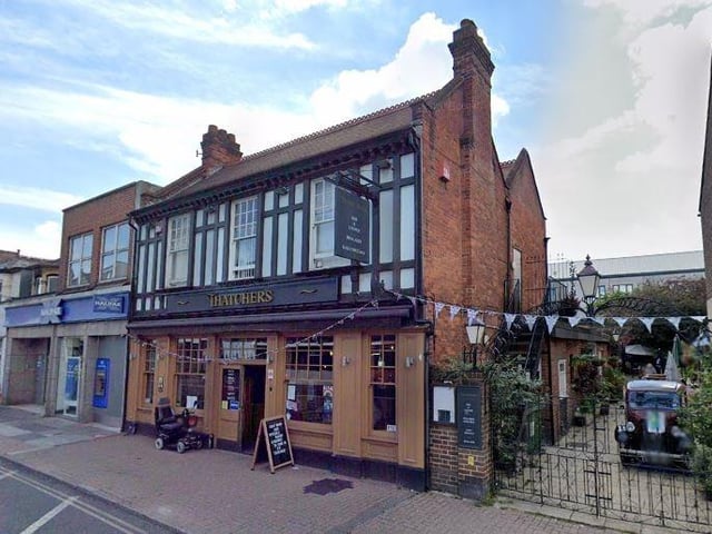 The Thatchers Bar in London Road, North End, has a garden area for customers to enjoy.