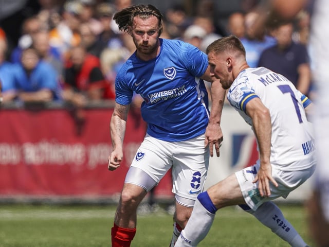 The midfielder will find himself disappointed to be named on the bench, but the middle of the Park is Pompey's strongest department by far