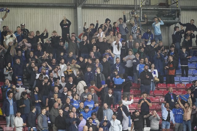7,813 away fans have accompanied Pompey on the road so far this season in League One
