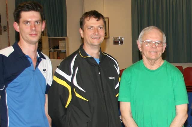 Dave Woodacre and Richard Billings helped Soberton win, while Russ Anderson (right) was part of the successful Knowle Puffins team
