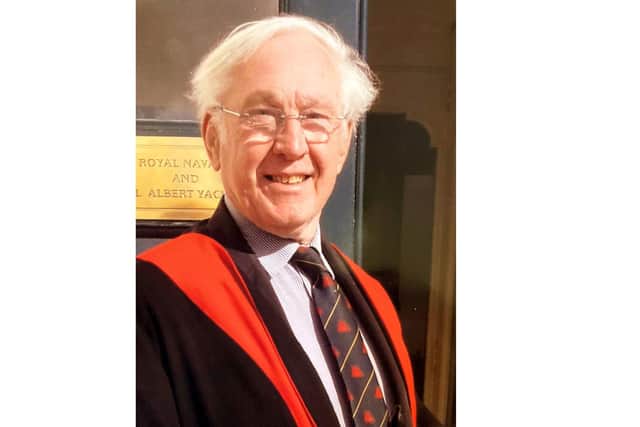 Honorary Alderman Stuart Juniper who has passed away