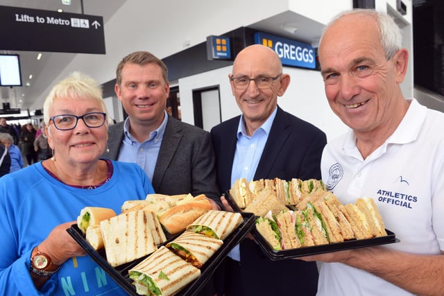 Greggs teamed up with the Great North Company to provide free lunches for Great North Run volunteers at South Shields Transport Interchange in 2019. Were you in the picture two years ago?