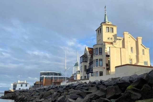 Portsmouth's iconic Tower House in Tower Street, Old Portsmouth