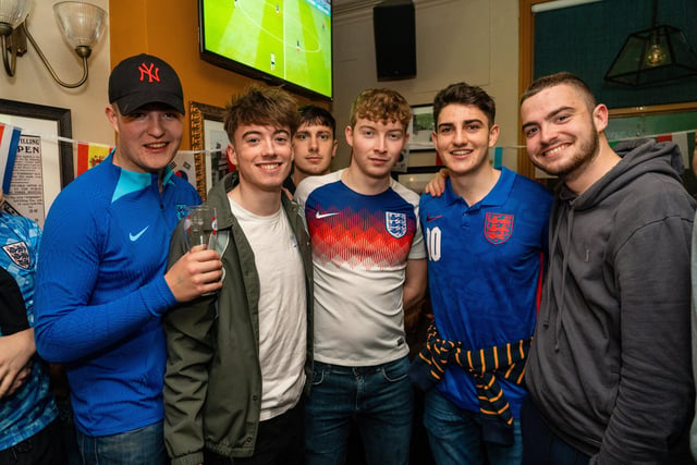 England fans during the first half at the Leopold Tavern in Southsea. Picture: Matthew Clark