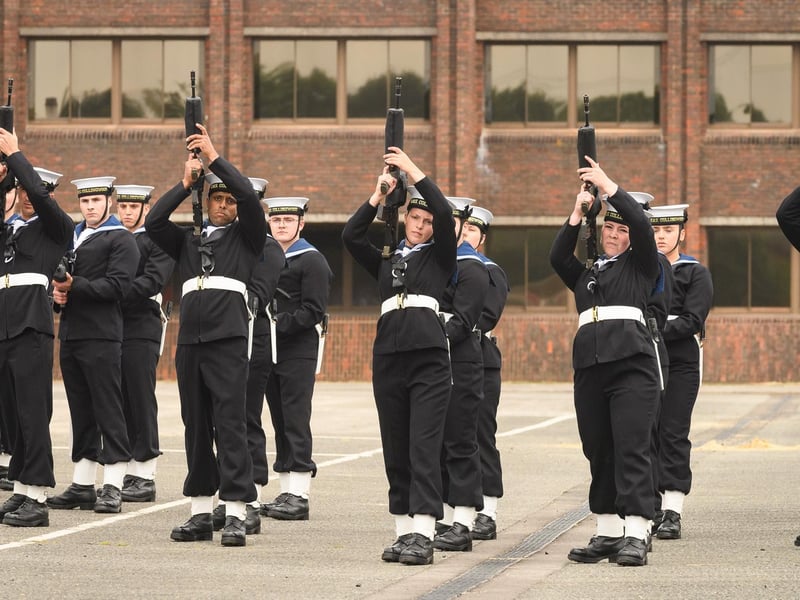 HMS Collingwood Ceremonial Drill Display