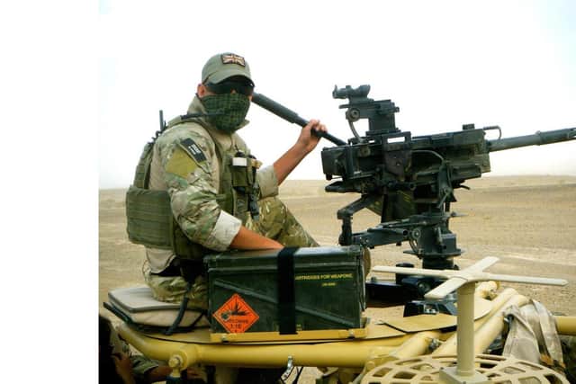 Rian Ilett serving in Afghanistan and the Middle East