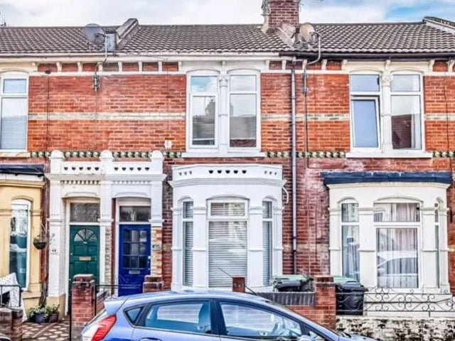 Bramshott Road, Southsea, £285,000, comes with three bedrooms, one bathroom and two reception rooms. It is on sale with Lawson Rose Estate Agents.