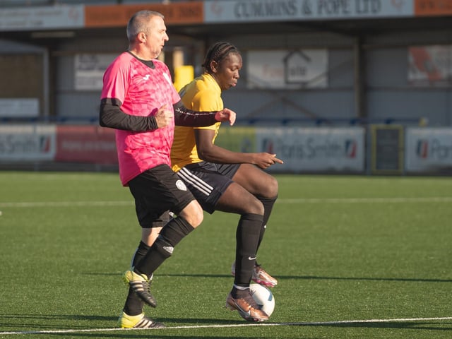 Freehouse (pink) v FFTP. Picture by Keith Woodland