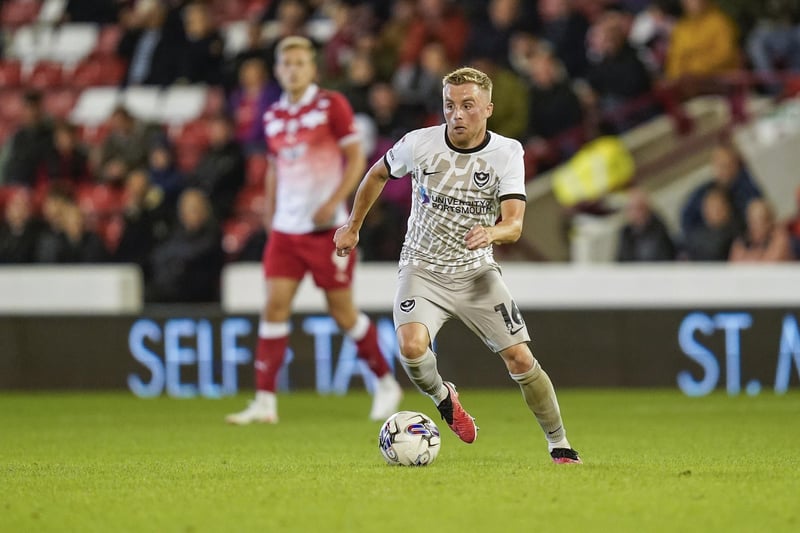 Brought back straight into the side following suspension and it’s easy to see why. Grew into the game and one of Pompey’s best performers in the second half, seemed to be everywhere intercepting the ball.