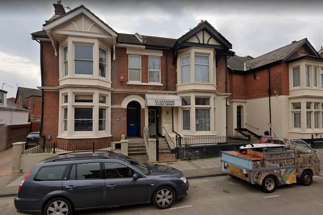 Clarendon Care Home in Clarendon Road, Southsea, has been rated inadequate by the Care Quality Commission Picture: Google