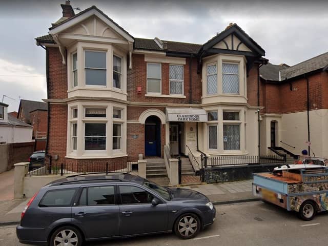 Clarendon Care Home in Clarendon Road, Southsea, has been rated inadequate by the Care Quality Commission Picture: Google