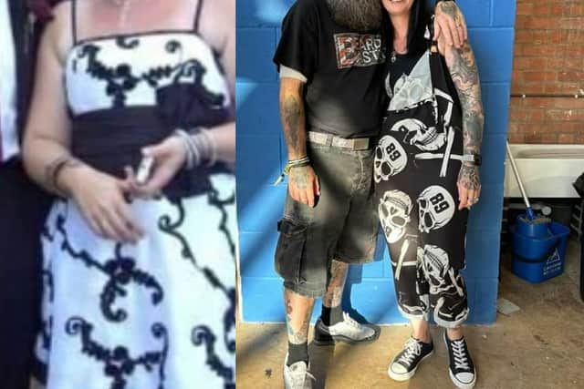 Louise feeling amazing with her husband Craig by her side