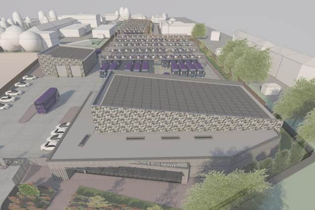 Hilsea Bus Depot visualisation