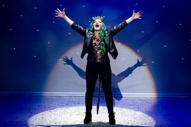 Julia Worsley as Queen Rat in Dick Whittington. Picture by Andrew Searle