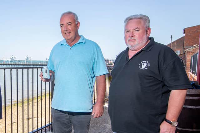 Mike McGeever and Andy Burdon from The Powder Monkey, Gosport 
Picture: Habibur Rahman