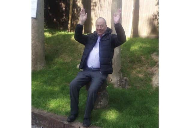 Peter Baldwin, 77 from Bedhampton, is walking 100 laps of his garden each day during lockdown to try and raise £1,000 for the NHS