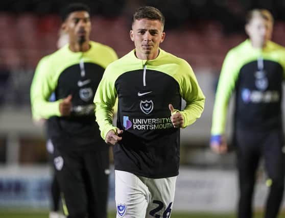 Tom Lowery has handed Pompey an injury boost.