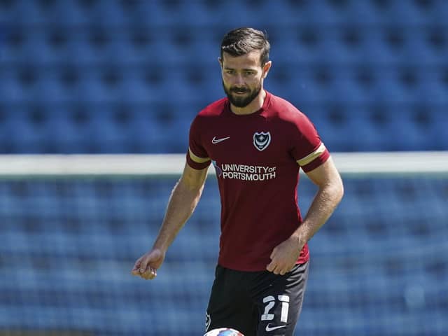 Pompey defender Joe Rafferty has been out injured since early September