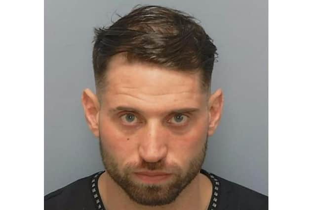 Lawrence Hutchinson, 30, of Fullers Hill, Little Gransden, Cambridgeshire, has been jailed for six years for supplying cocaine. Picture: Hampshire Constabulary.
