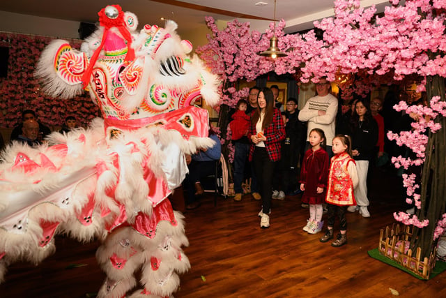 Compass Rose has celebrated the Chinese New Year with a dragon dance and festivities. 

Picture: Keith Woodland (100221-94)