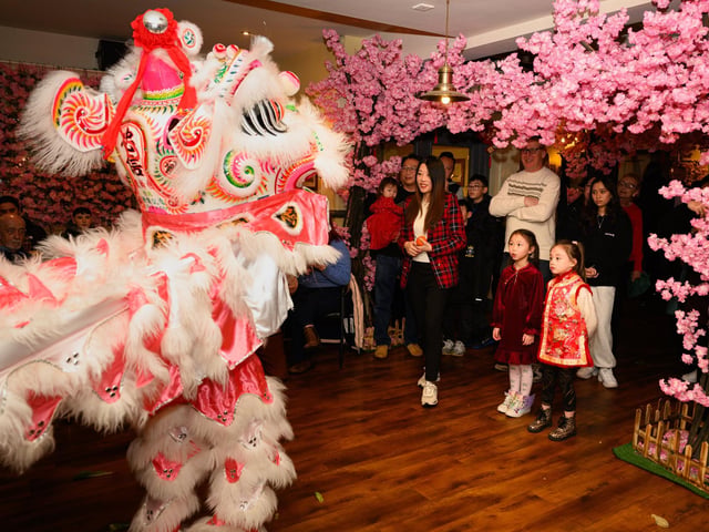 Compass Rose has celebrated the Chinese New Year with a dragon dance and festivities. 

Picture: Keith Woodland (100221-94)