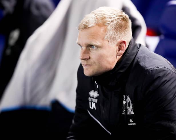 Liam Manning has been sacked as manager of MK Dons    Picture: George Wood/Getty Images